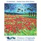 Poppy Field in Bloom Detail by Vincent Van Gogh Counted Cross Stitch Pattern